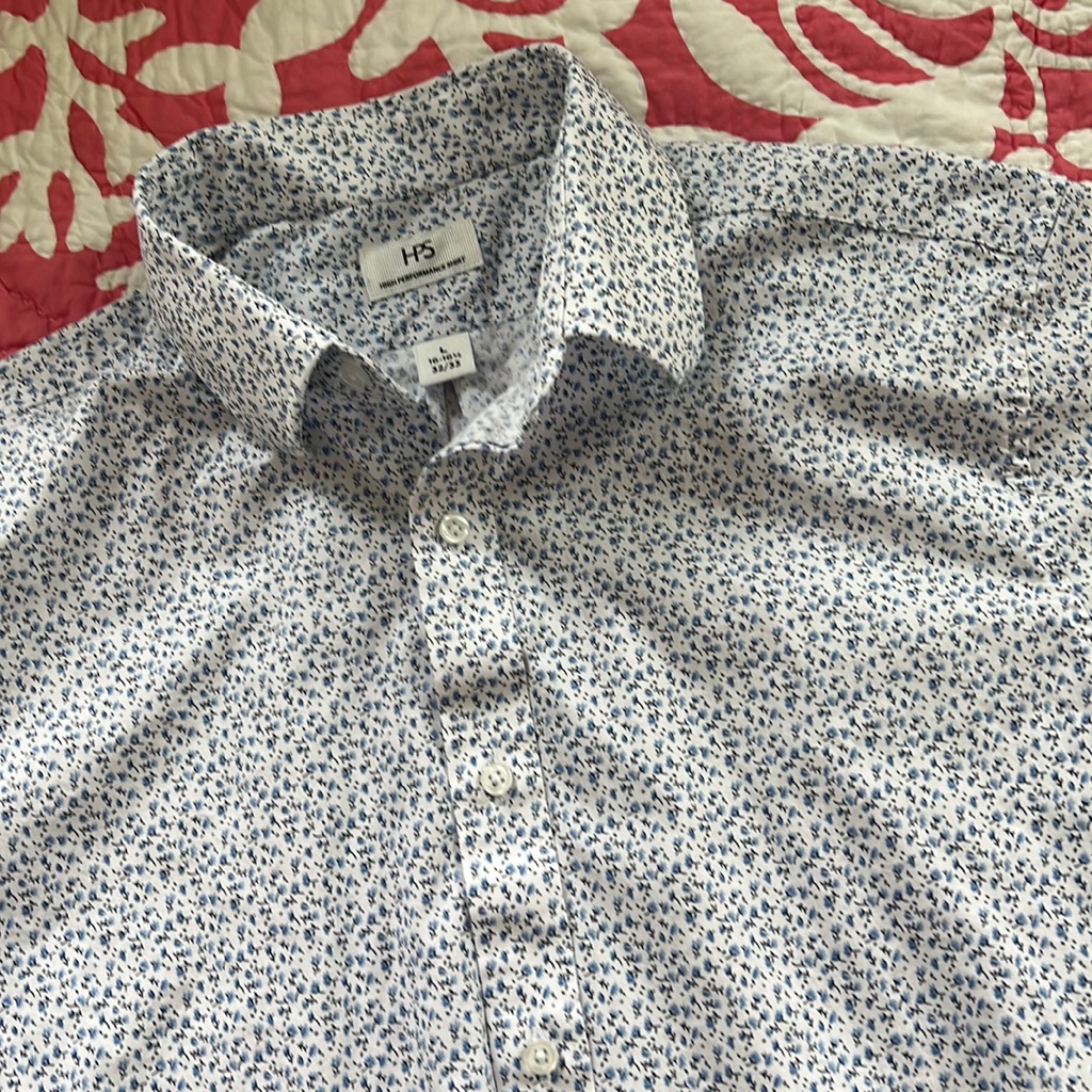 Hps Flowered Mens Button